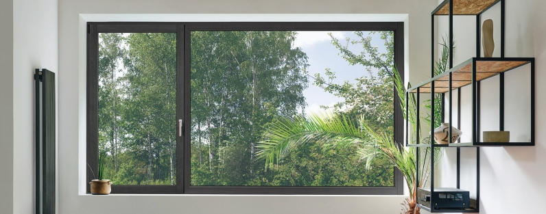 FAKRO INNOVIEW Grey Wooden Window